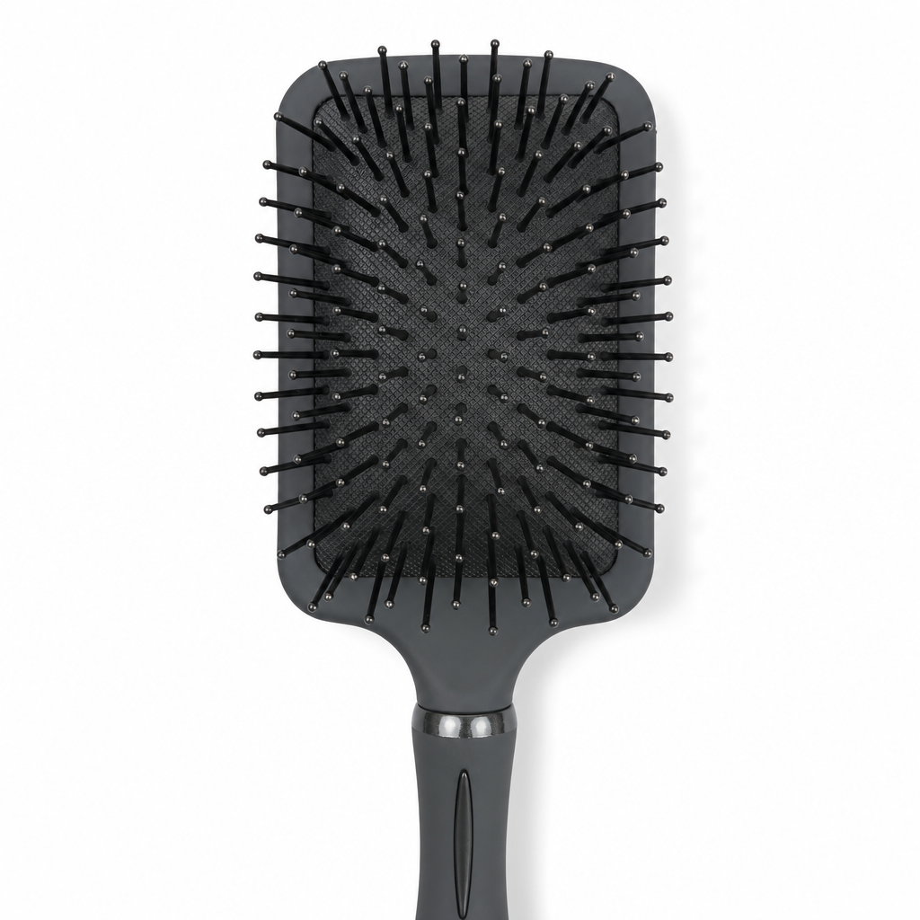 Charlene paddle brush, handle view