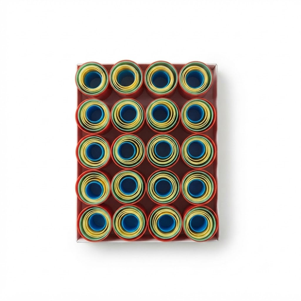 Charlene magnetic roller set, 144 pieces
