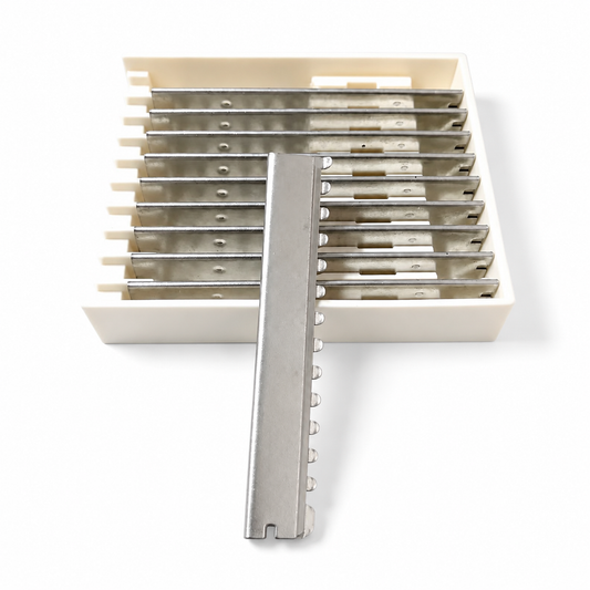 Charlene styling razor blades, 10 pack stainless steel