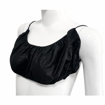 Single disposable backless bra shown flat