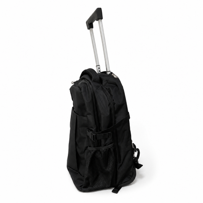 Rolling luggage case, interior view