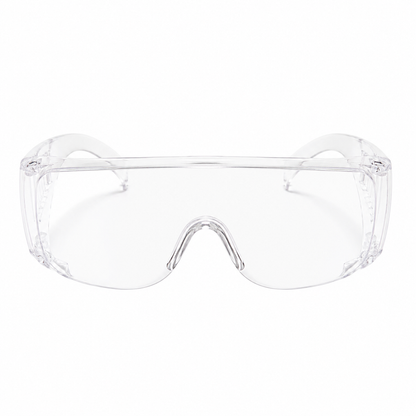 Safety glasses shown from the side