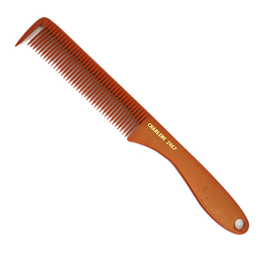 Bone Comb (#2467) - Handle Cutting Comb with Parting Head
