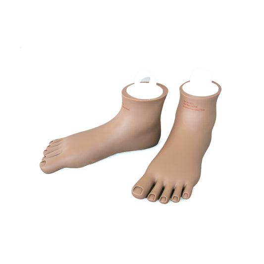 Reflexology Feet: Tan, Plain (#70251)