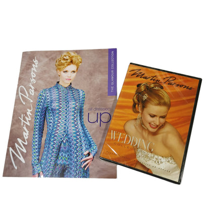 Martin Parson Hair Dress-up Book & Wedding DVD Set